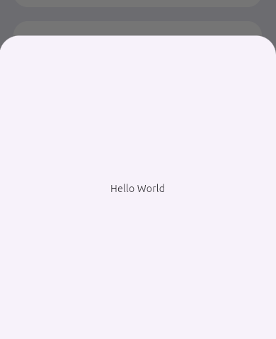 modal bottom sheet image