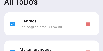 home screen listview card