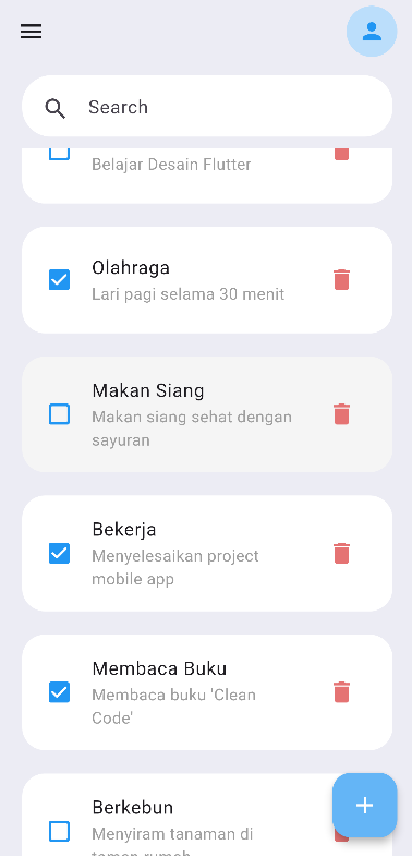 home screen scrolled